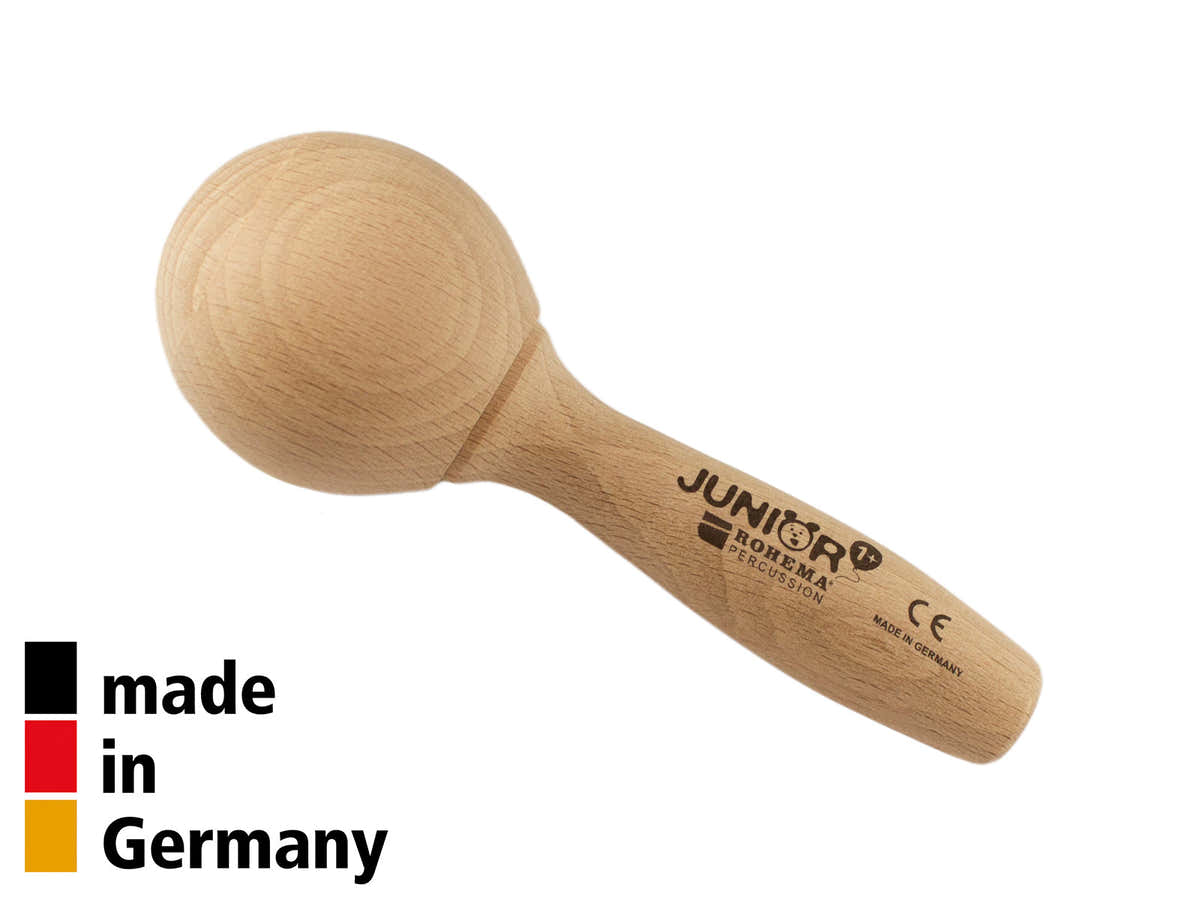 Mini Maracas Hêtre 13CM - Finition Naturelle - 1+