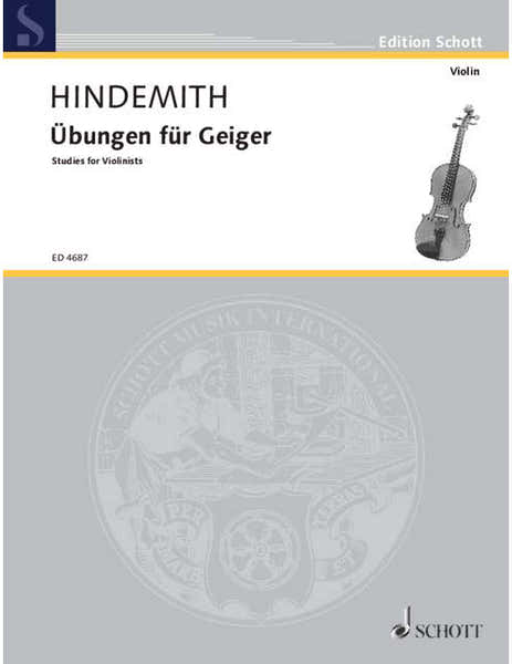 Hindemith - Studies For Violinists - Violon