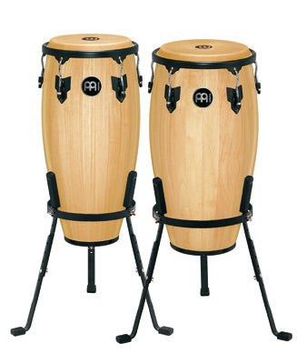 MHC555NT Congas Set Headliner 10 + 11 Naturel + Stand