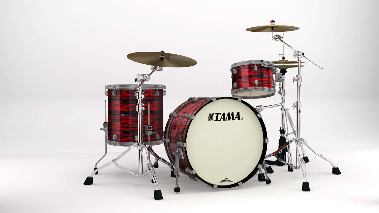 Starclassic Maple Rock 22 Smoked Black Nickel / Red Oyster