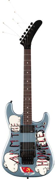Tom Morello Arm The Homeless Stratocaster RW Blue Ice Metallic