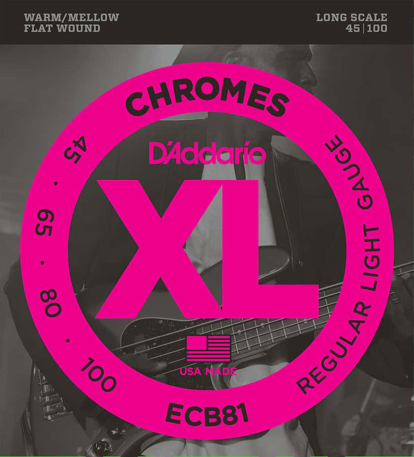 ECB81 Chromes Vlak omwonden Lange mensuur Regular Light 45-100