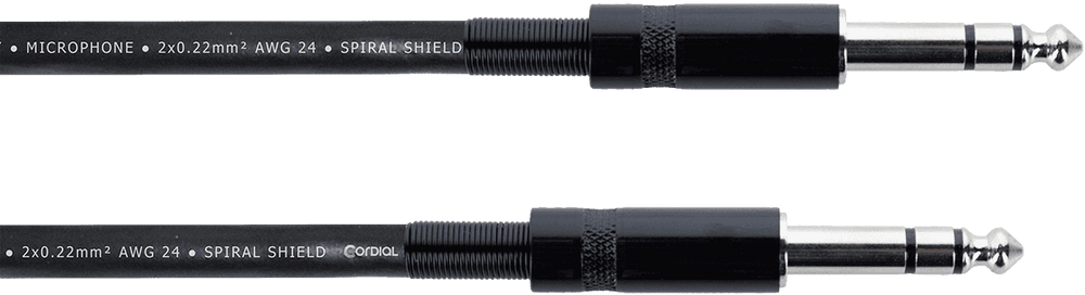 Cordial Stereo-Audiokabel Jack 1,5 M