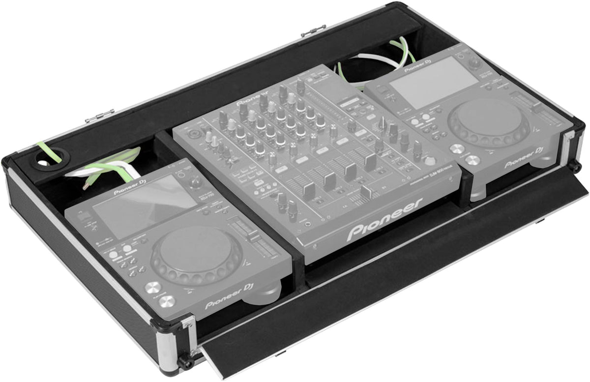 Case Régie 10 / 12'' XDJ700 et DJM750 Silver