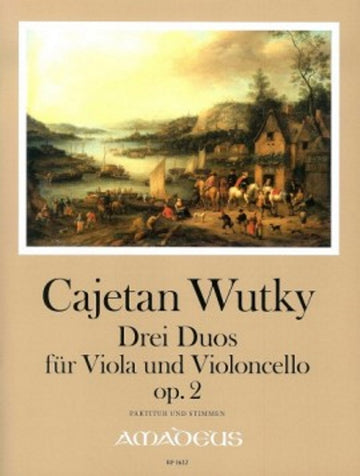 Wutky Cajetan - Drei Duos Op.2 - Alto & Violoncelle