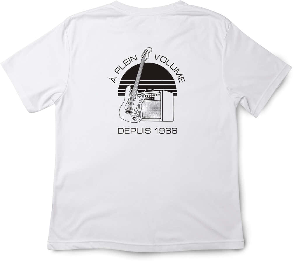 T-shirt Blanc Logo Classic Noir XL