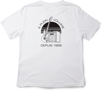 White T-Shirt Black Classic Logo XL-Size