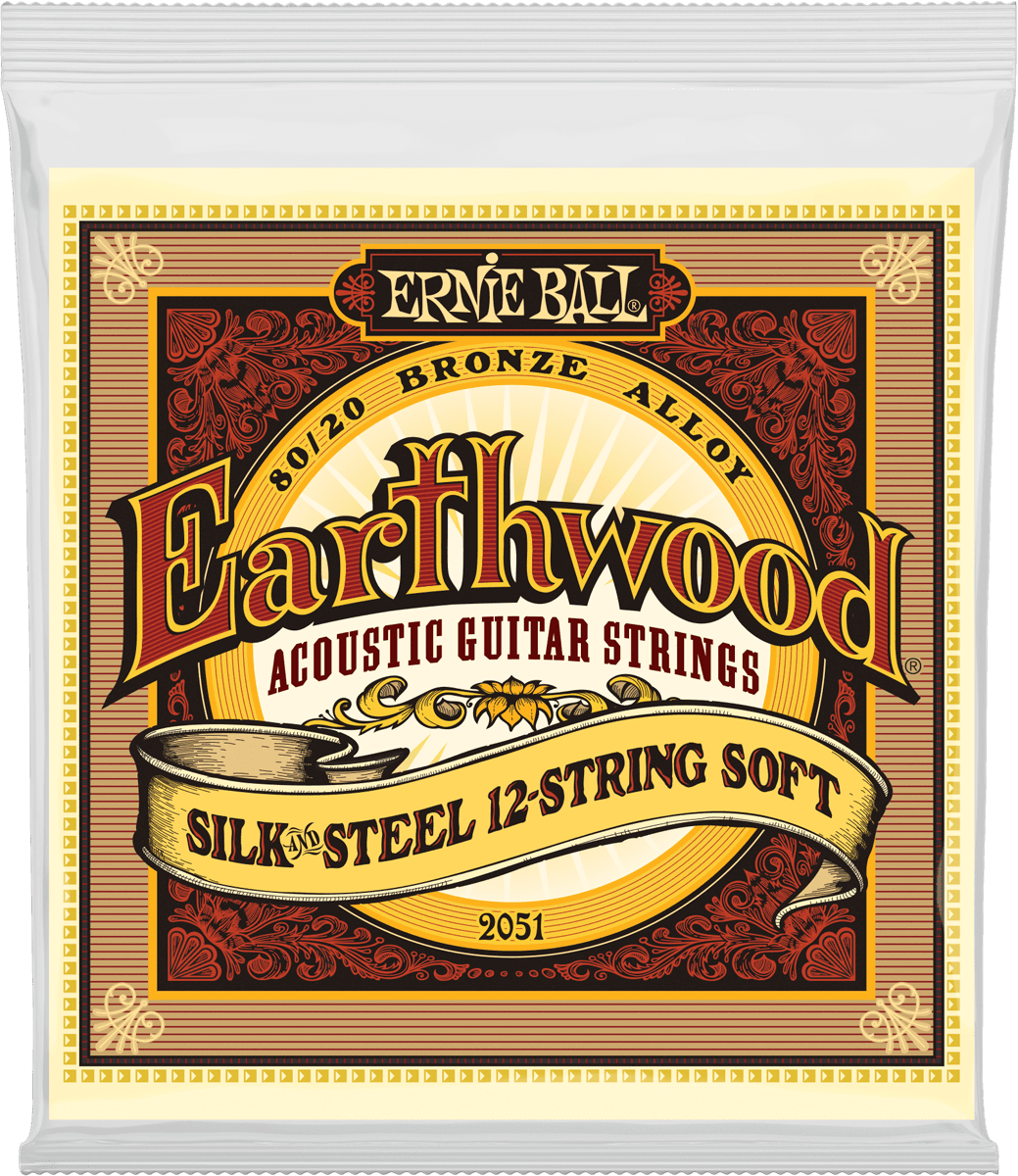 EARTHWOOD ACOUSTIC SILK STEEL 12 STRINGS SOFT 9-9/46-26 2051