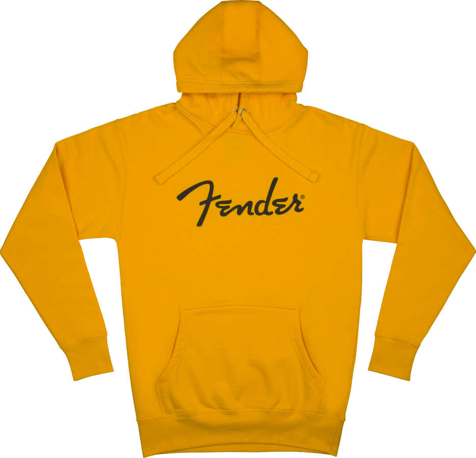 "M" Fender Spaghetti Logo Hoodie Butterscotch Blonde