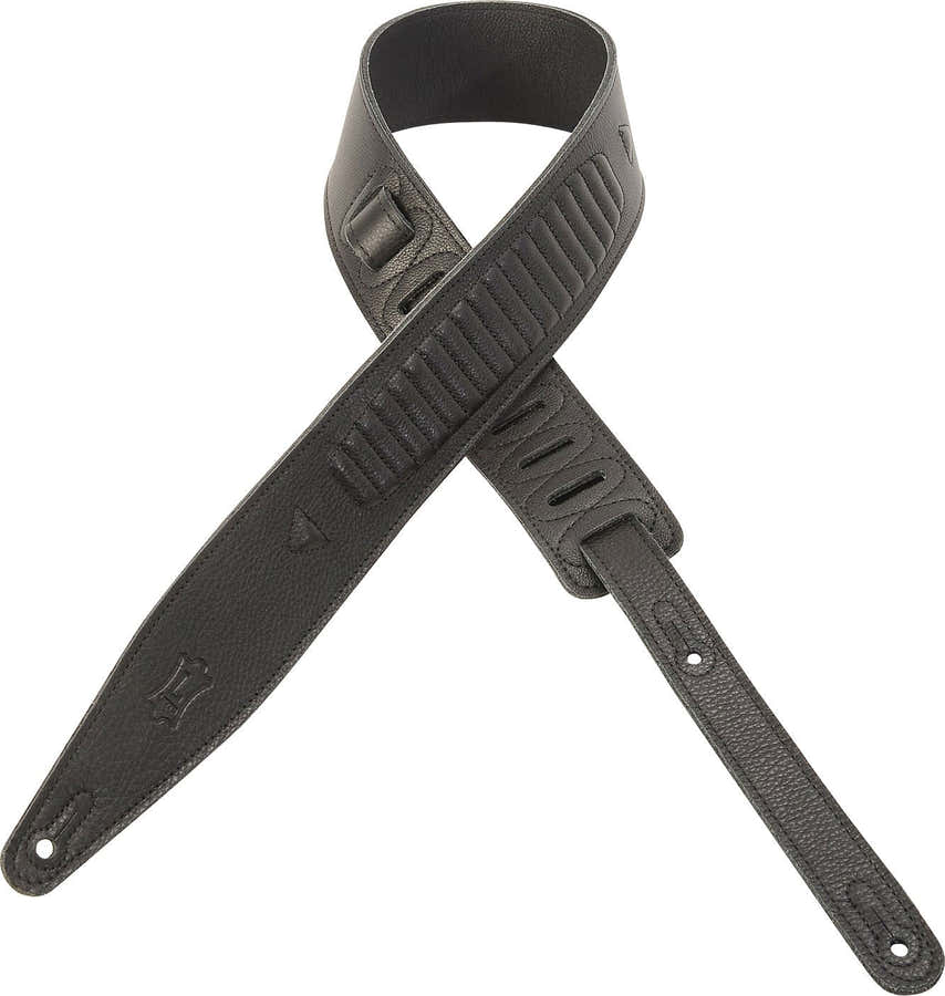 Moto 6,4cm Cuir Avec Rembourrage Type Meau De Moto Black