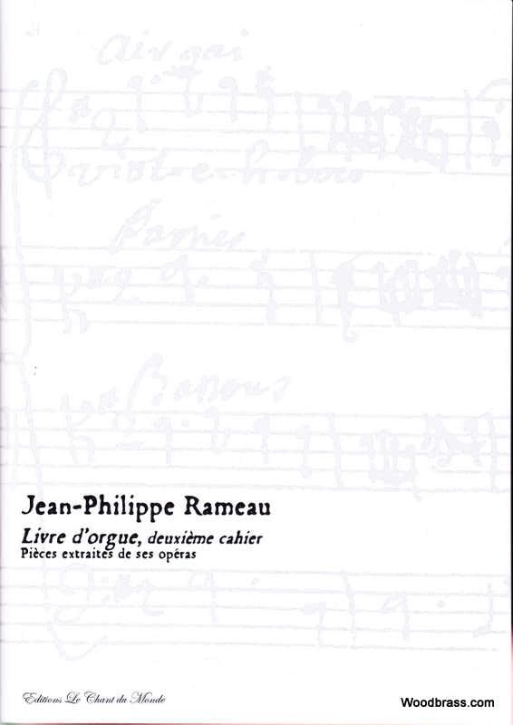 Ch Du Monde Rameau J.P. - Livre D'Orgue Deuxieme Cahier