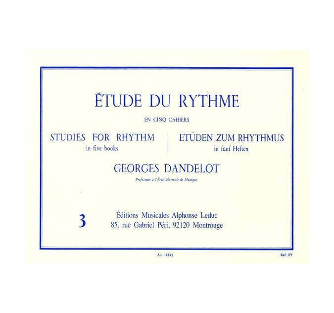 Dandelot Georges - Ritmetraining Deel 3