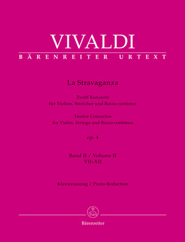 Vivaldi Antonio - La Stravaganza Op.4 Vol.2 - Violon & Piano