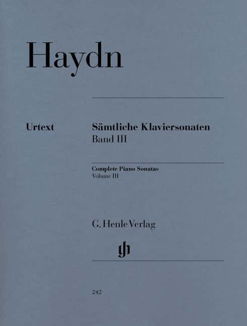 Haydn J. - Complete Piano Sonatas Volume Iii
